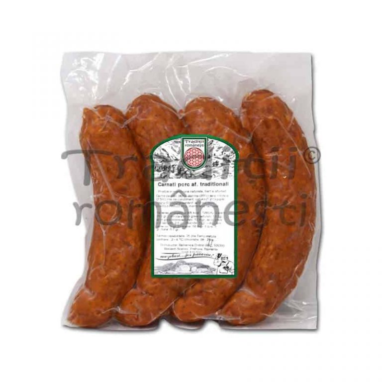 Cârnați porc afumați tradițional